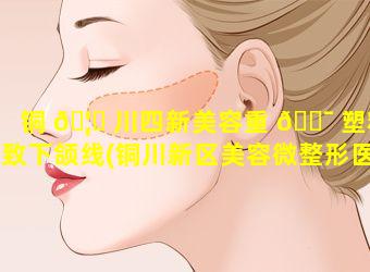 铜 🦆 川四新美容重 🐯 塑精致下颌线(铜川新区美容微整形医院)